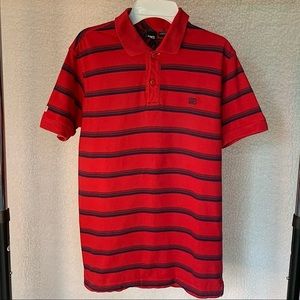 DC skateboard short-sleeve polo shirt, vtg ‘00s